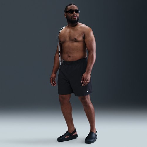 Nike Swim Breaker Essential 7" Brief-Lined Volley Short Big & Tall - Black - NESSF587-001