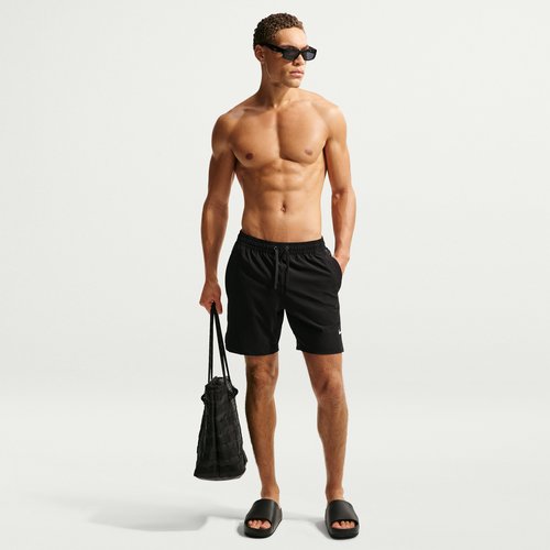 Nike Swim Contend 7" Brief-Lined Volley Short - Black - NESSG486-001