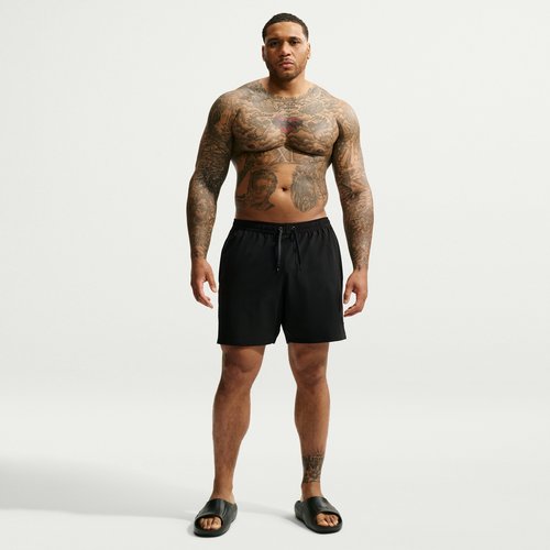 Nike Swim Contend Essential 7" Brief-Lined Volley Short Big & Tall - Black - NESSG591-001