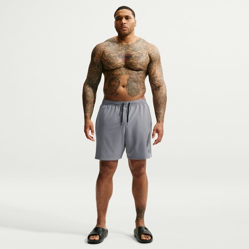Nike Swim Contend Essential 7" Brief-Lined Volley Short Big & Tall - Cool Grey - NESSG591-051