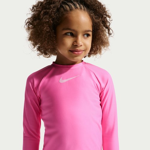 Nike Swim Long Sleeve Hydroguard + Midkini Set - Pink Glow/Pink Foam - NESSG774-663