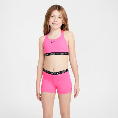 Nike Swim Racerback Bikini and Shorts Set - Hyper Pink - NESSF729-678