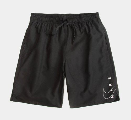 Nike Swoosh 9" Volley Short Shorts - Black - NESSC600-001