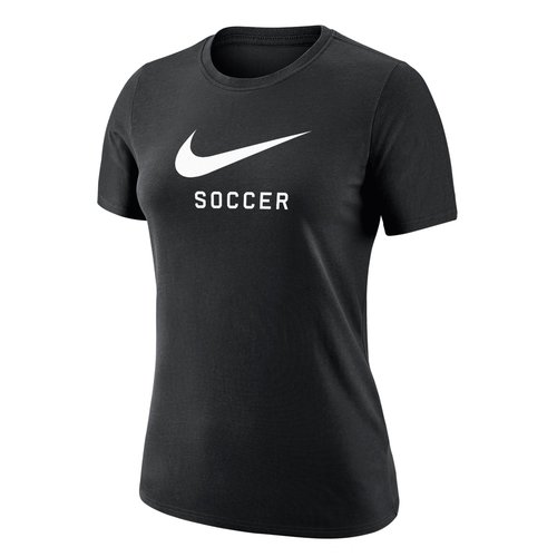 Nike Swoosh Soccer Short-Sleeve T-Shirt - Black - W11942P15-BLK