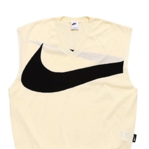Nike Swoosh Sweater Vest Asia Sizing - White/Black - FD2874-113