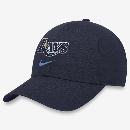 Nike Tampa Bay Rays Heritage86 Wordmark Swoosh - Navy - NK1241SRAY-WM0
