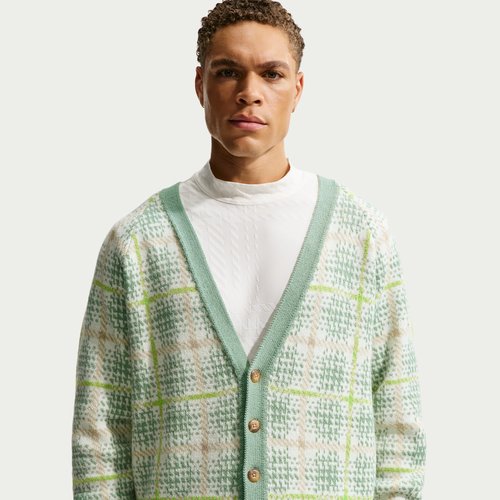 Nike Tartan Loose Golf Cardigan - Steam - II0776-006