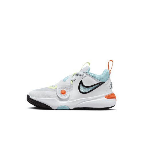 Nike Team Hustle D11 - White/White/Barely Volt/Copa - HF5737-141