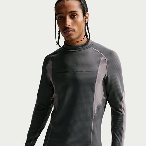Nike Tech Base Layer Long Sleeve Top - Iron Grey/Pencil Point/Pencil Point/Black - HV1405-068