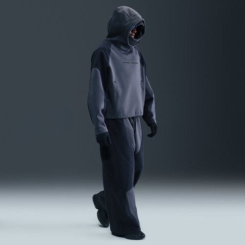 Nike Tech Boreas Knit Open-Hem Pants - Thunder Blue/Obsidian/Black - IB3365-437