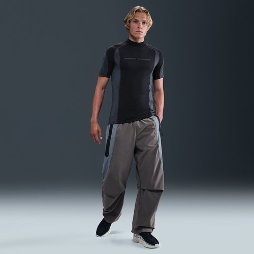 Nike Tech Dri-FIT Woven Color-Block Oversized Pants - Cave Stone/Cool Grey/Black - IH8466-289
