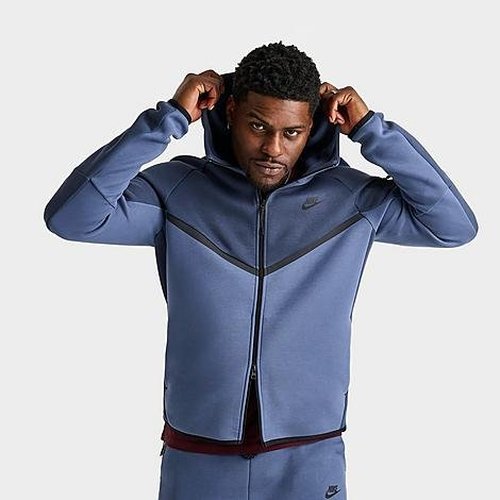 nike tech fleece windrunner hoodie blue