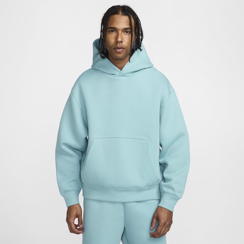 Nike Tech Reimagined Fleece Hoodie - Denim Turquoise/Denim Turquoise - FZ0744-464