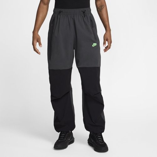 Nike Tech Woven Oversized Pants - Anthracite/Black/Green Strike - HM7158-060
