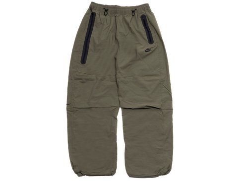 Nike Tech Woven Oversized Pants - Medium Olive/Black - HM7158-223