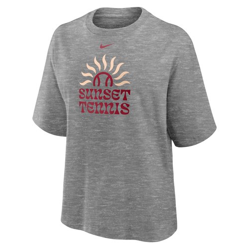 Nike Tennis Boxy T-Shirt - Dark Grey Heather - W11122IW25-DKH