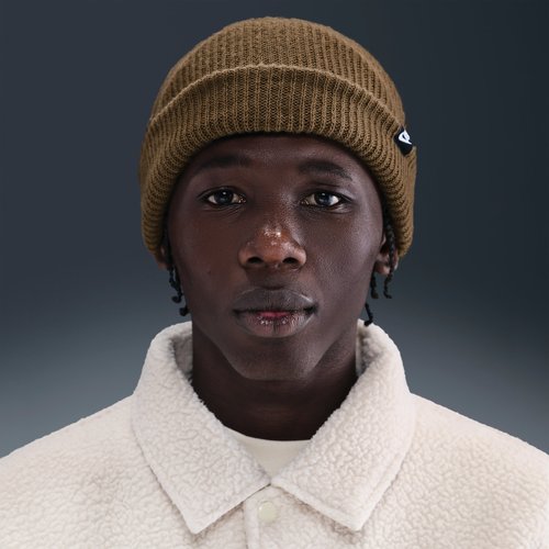 Nike Terra Futura365 Short-Cuff Beanie - Mosswood Brown - HF0176-235