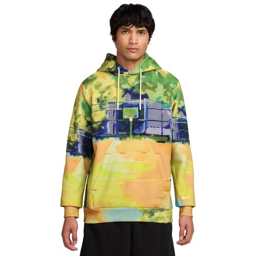 Nike Standard Issue Therma-FIT Pullover Basketball Hoodie - Malachite/Pale Ivory - HV3516-365