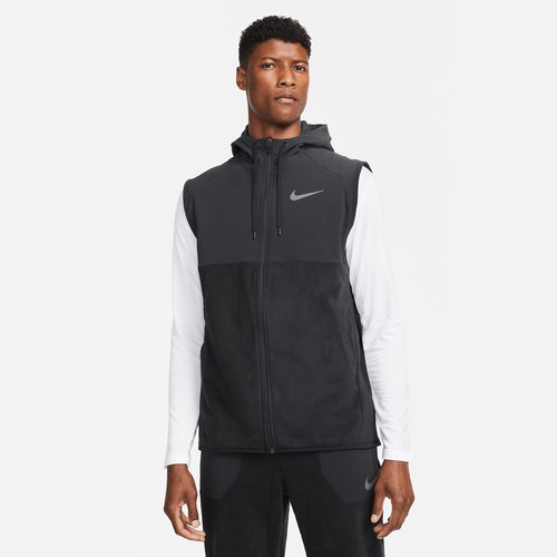 Nike Therma Fleece FullZip Winterized Vest 'Black/Black/Iron Gray