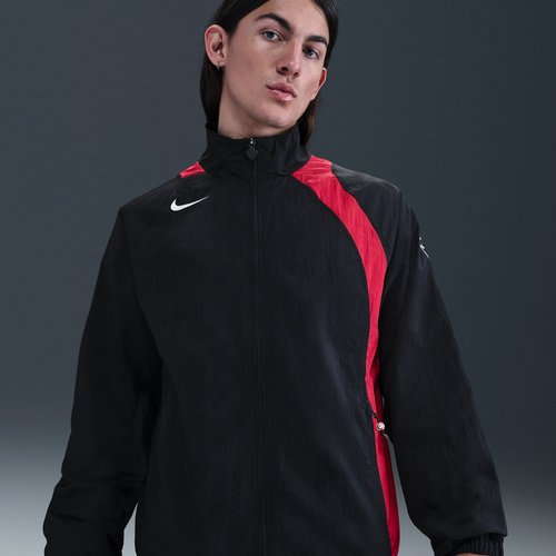 Nike Total 90 Repel Soccer Track Jacket - Black/Gym Red/Sail - HQ3391-010