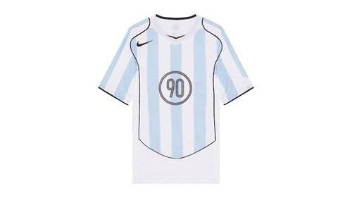 Nike Total 90 Soccer Jersey - Blue/White Stripe