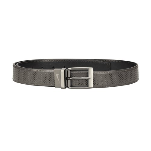 Nike Tour Golf Perforated Reversible Belt - Grey - 112600-058