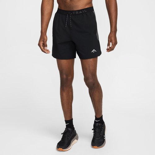 Nike Trail Dri-FIT 6" Brief-Lined Running Shorts - Black/Anthracite/Anthracite/Summit White - HJ3574-010