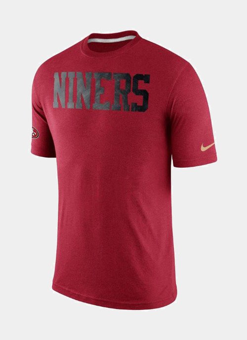 Nike Tri Local NFL 49ers Shirt - Red/Grey - 605941-687