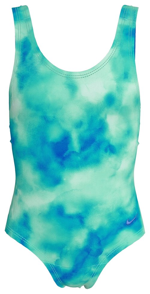 Nike U-Back One Piece Swimsuit - Bleached Turquoise/Blue - NESSG722-468