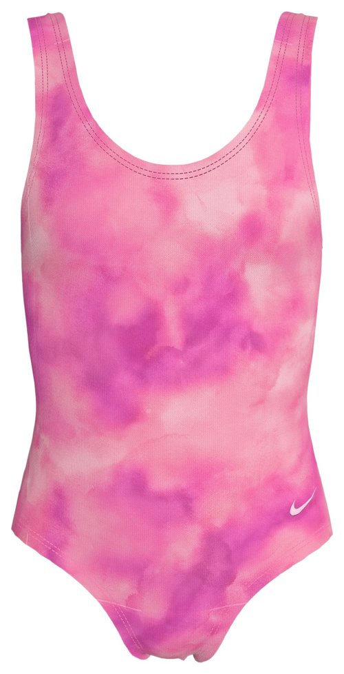 Nike U-Back One Piece Swimsuit - Pink Glow/Yellow - NESSG722-663