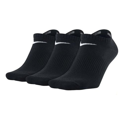 Nike Logo Sports Socks 3 Packs - Black - SX4705-001