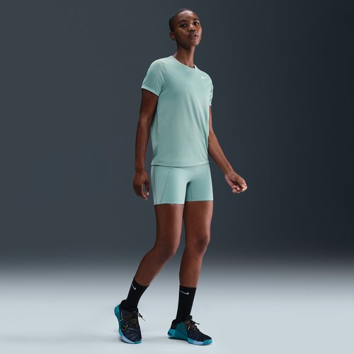 Nike Universa High-Waisted 5" Biker Shorts with No Front Seam - Cannon/Bicoastal/Bicoastal - HQ6832-017