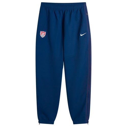 USMNT 2004 Total 90 Reissue Nike Soccer Replica Track Pants - Coastal Blue/University Red/White - HV4434-486