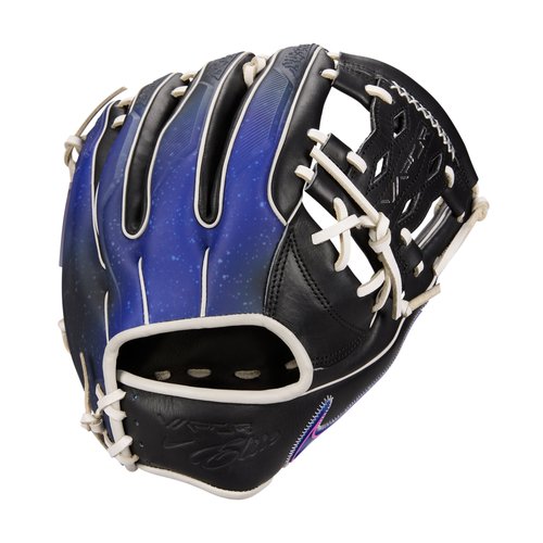 Nike Vapor Elite Baseball Infield Snake Eyes Web Fielding Glove Right Hand Throw - Black/White/Indigo Force - N1013069-084