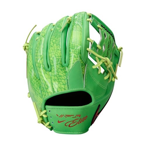 Nike Vapor Elite Baseball Infield Snake Eyes Web Fielding Glove Right Hand Throw - Green Apple/Volt/Black - N1013069-348