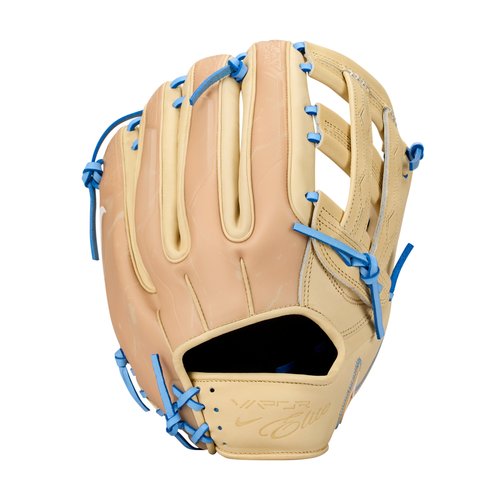 Nike Vapor Elite Baseball Outfield H-Web Fielding Glove Right Hand Throw - Light Cream/Valor Blue/Sesame - N1013072-203