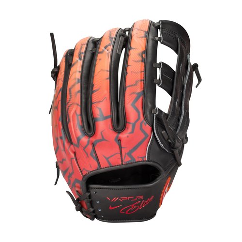 Nike Vapor Elite Baseball H-Web Fielding Glove Right-Hand Throw - Black/Sport Red/Sport Red - N1014125-008