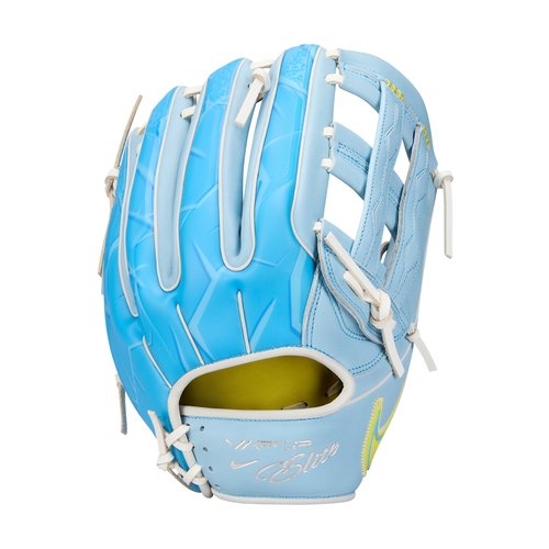 Nike Vapor Elite Baseball H-Web Fielding Glove Right-Hand Throw - Valor Blue/White/Opti Yellow - N1014125-463