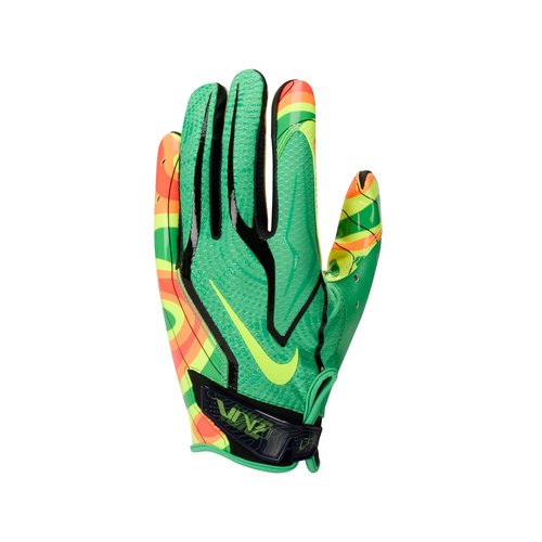 Nike Vapor Jet 9.0 Football Gloves 1 Pair - Multi-Color/Lush Green/Orange/Volt - N1014073-909