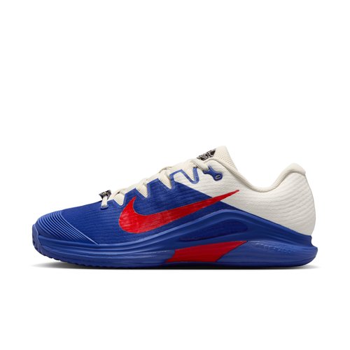 Nike Court Air Zoom Vapor 12 Premium Clay Light Crimson - Deep Night/Pale Ivory/Metallic Silver - HQ6028-500
