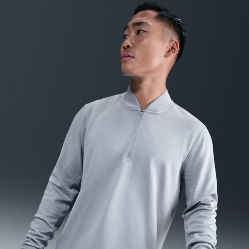 Nike Velocity Therma-FIT 1/2-Zip Golf Top - Wolf Grey/Black - IB0307-012
