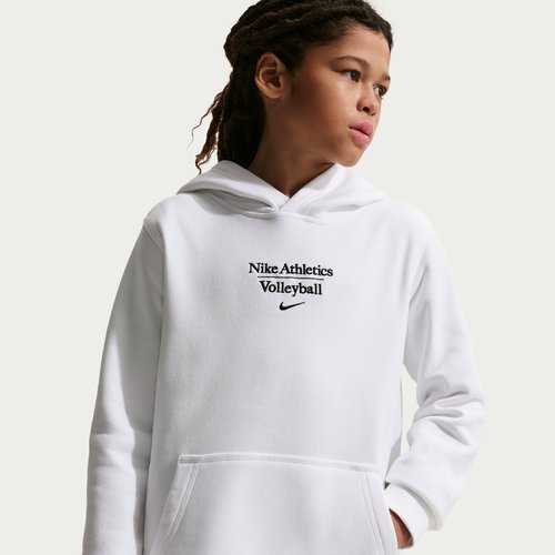 Nike Volleyball Pullover Hoodie - White/Black/Black - APS553NAVB-WHT