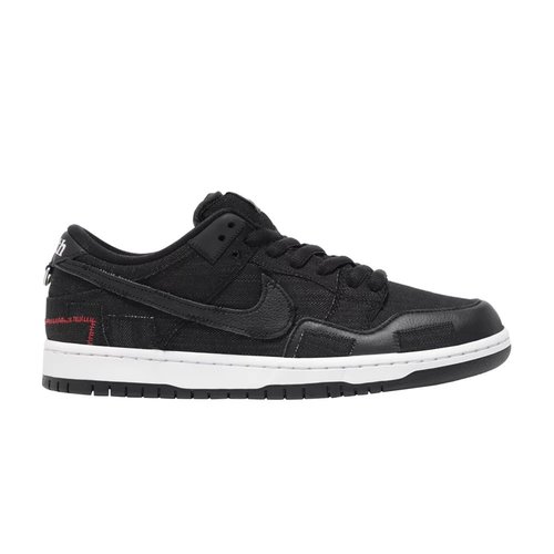 Wasted x Nike SB Dunk Low - Black/University Red/White/Black - DD8386-001