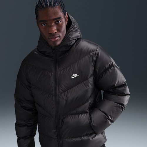 Nike Windrunner Down Jacket - Black/Black/White - HQ7790-011