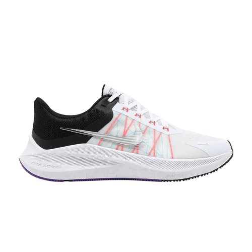 Nike Winflo 8 - White/Black/Flash Crimson/Metallic Silver - CW3419-101