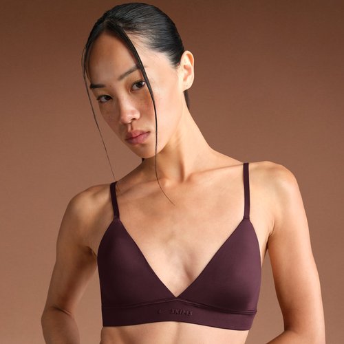 Nike SKIMS Shine Triangle Bra - Nskm Currant - BRSPT7842W-CUR