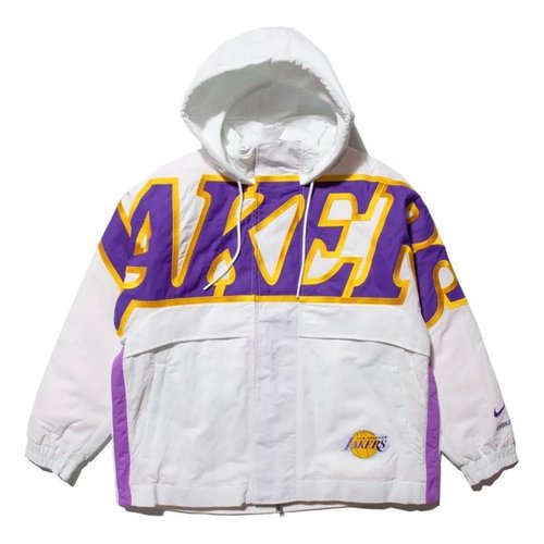 Nike x AMBUSH NBA Collection Jacket - Summit White/Purple/Gold - DB9564-121