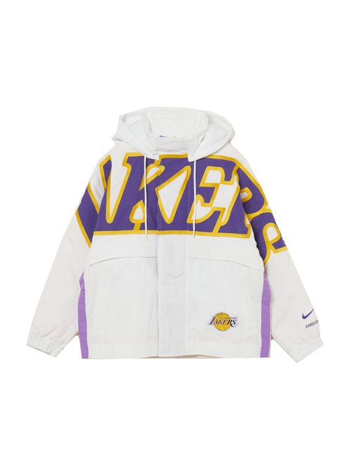 Nike x Ambush NBA Collection Lakers Jacket - White/Purple/Gold