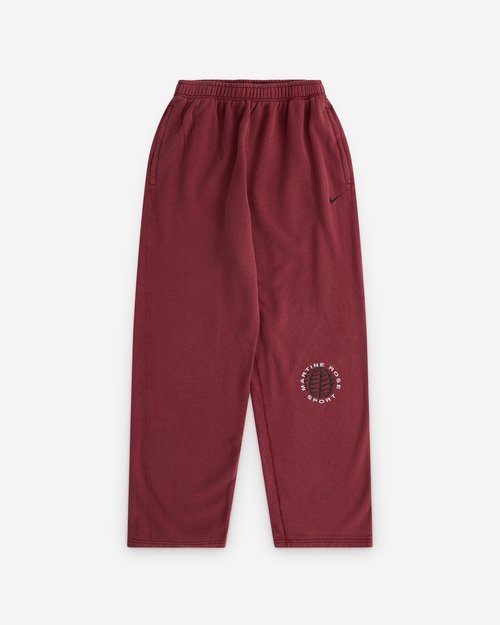 Nike x Martine Rose Fleece Pants - Team Crimson/Heather/White - HM9033-613