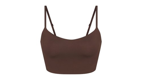 Nike x SKIMS Matte Cami Bra Top - Dark Sepia